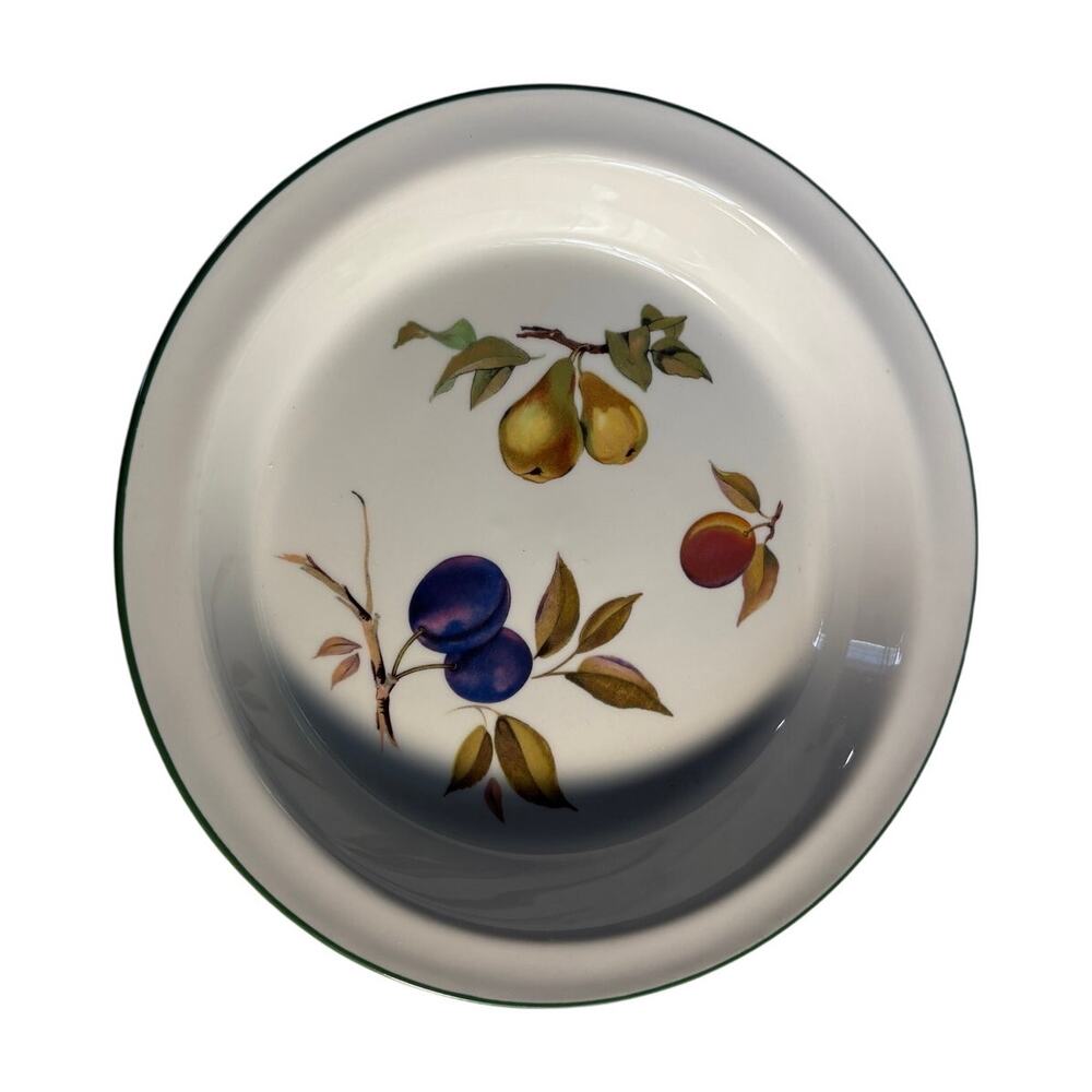 Royal Worcester Evesham Vale Vintage 10" Shallow Serving Pasta Bowl England